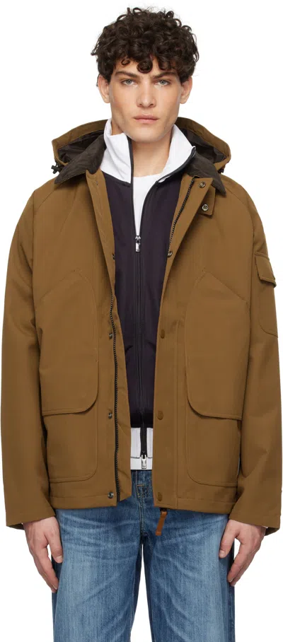 Carhartt Tan Clarton Jacket In 00sxx Hamilton Brown