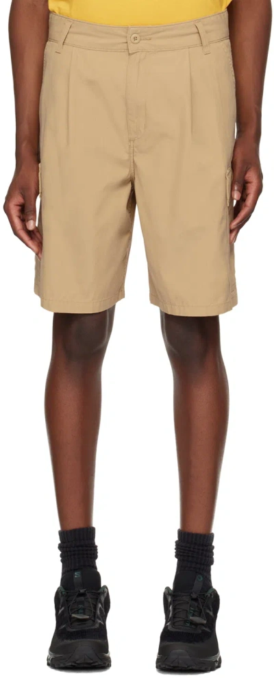 Carhartt Tan Cole Shorts In 1ya Sable