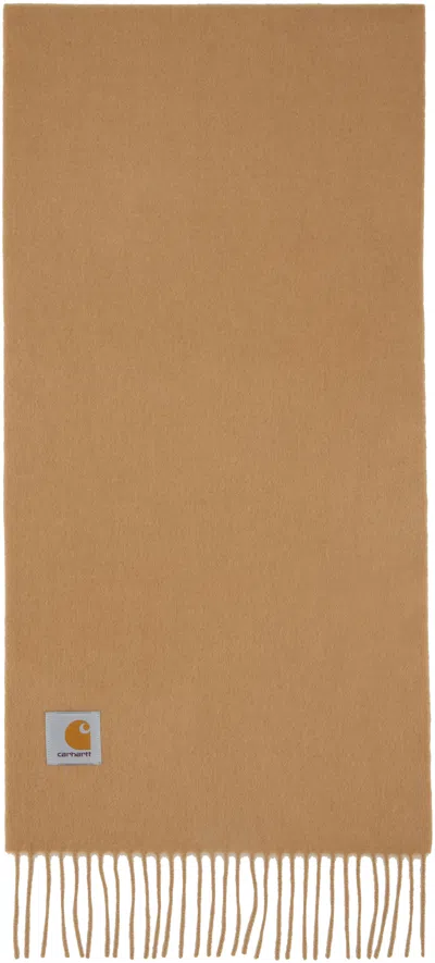 Carhartt Tan Crew Scarf In Peanut