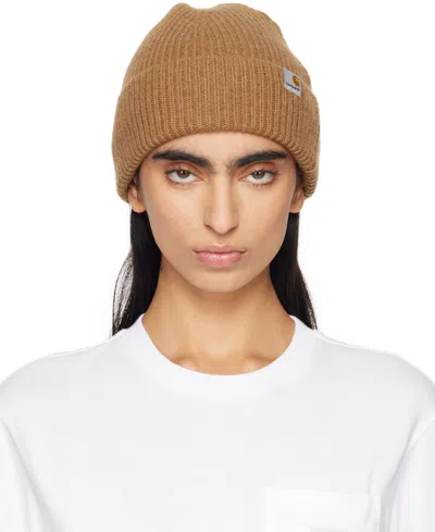 Carhartt Tan Gabe Beanie In Peanut