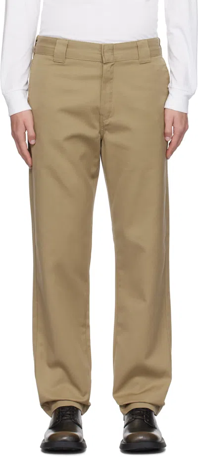 Carhartt Tan Master Trousers In Brown