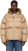 Carhartt Tan Toronto Puffer Jacket In Peanut/capulet