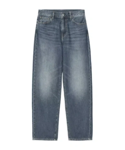 Carhartt Tapered Denim Jeans In Blue