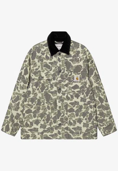 CARHARTT TAPESTRY CHORE CAMO DUCK JACQUARD JACKET