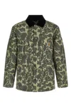 Carhartt Camouflage Pattern Chore Coat Front Pockets In Green