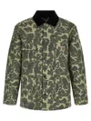 Carhartt Camouflage Pattern Chore Coat Front Pockets In Multi