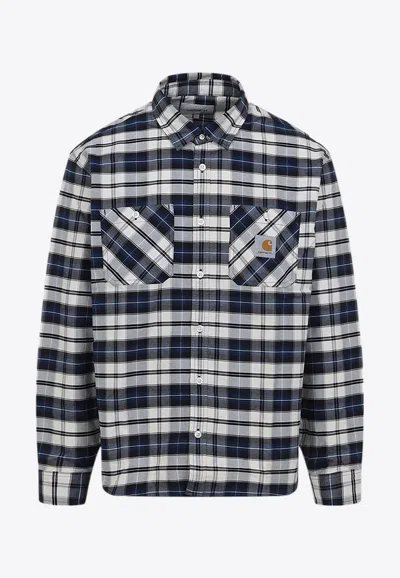 Carhartt Tarbell Plaid Check Long-sleeved Shirt In Multi