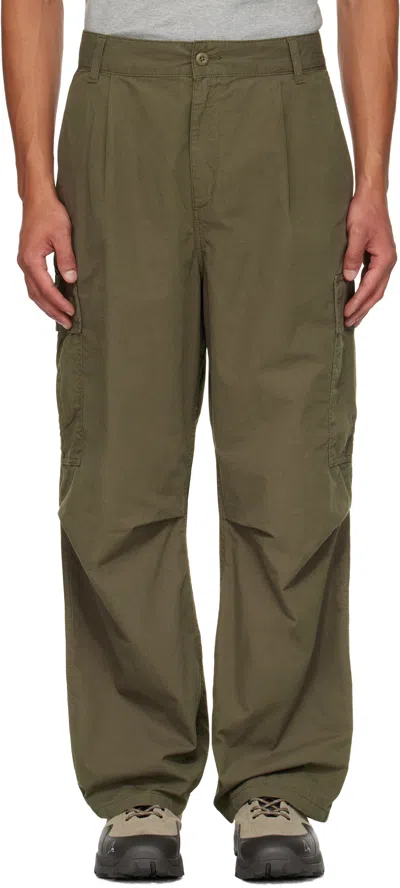 Carhartt Taupe Cole Cargo Pants In Green