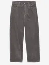 Carhartt Taupe Loose Fit Pants In Brown