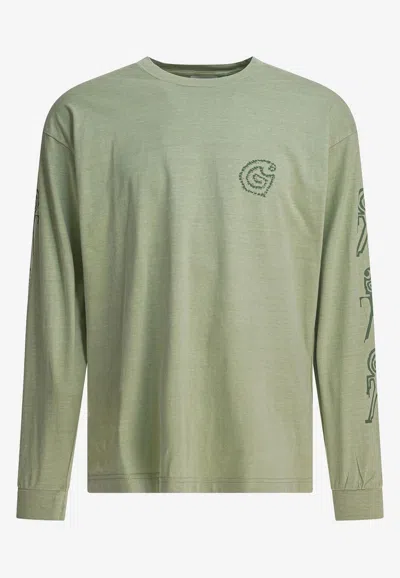 Carhartt Terrestrial Long-sleeved T-shirt In Green