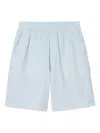 Carhartt Textured Elasticated Shorts In Blue