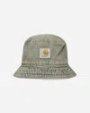 Carhartt Tigan Bucket Hat Blue / Leather (garment Dyed) In Multi
