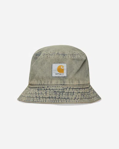 Carhartt Tigan Bucket Hat Blue / Leather (garment Dyed) In Multi