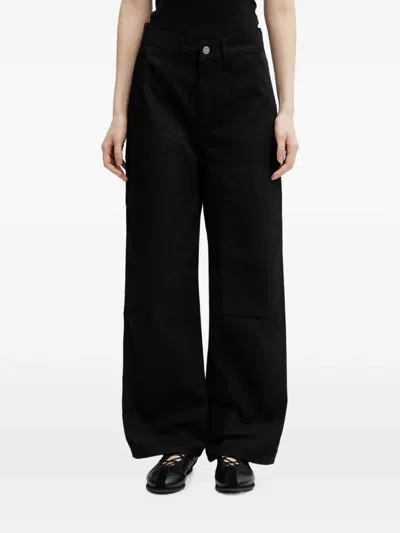 Carhartt Titan Double Knee Straight-leg Trousers In Black