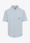Carhartt Short Sleeves Toland Shirt In Blue