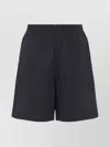 Carhartt Wip Embroidered Cotton Toland Short In Black