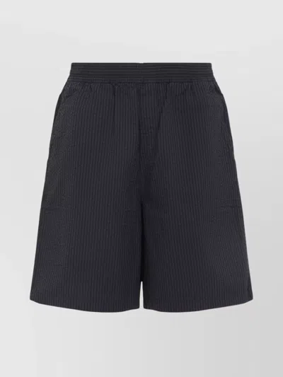 CARHARTT TOLAND SEERSUCKER COTTON SHORTS