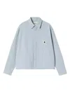 Carhartt Toland Seersucker Shirt In Blue