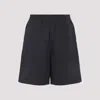 Carhartt Wip Embroidered Cotton Toland Short In Black