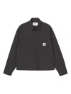 Carhartt Toland Striped Shirt In Black