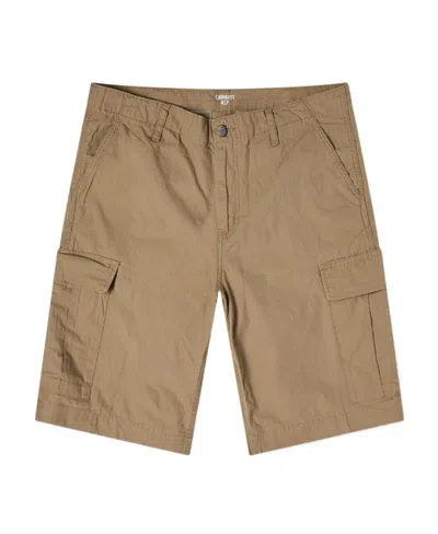 Carhartt Tooling Bermuda Shorts In Brown