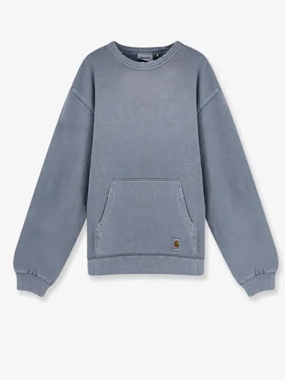 Carhartt Torion Cotton Sweater In Blue