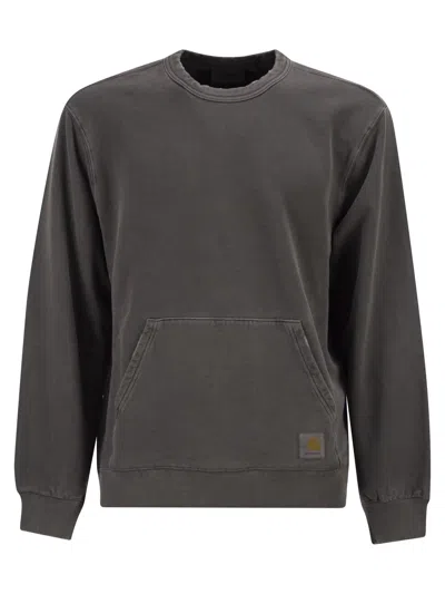 Carhartt Wip Torion Sweatshirt - Cotton Sweatshirt In Black