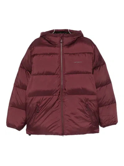 Carhartt Toronto Hooded Jacket In Burgundy