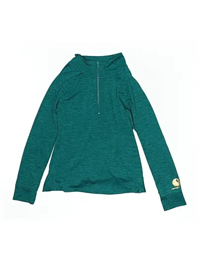 Pre-owned Carhartt Kids' Track Jacket In Teal