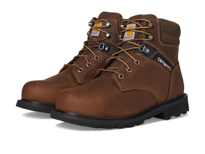 Carhartt Traditional Welt 6 Steel Toe Work Boots In Brown