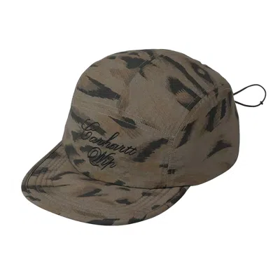 Carhartt Travon Cap Duck Feather Print In Brown