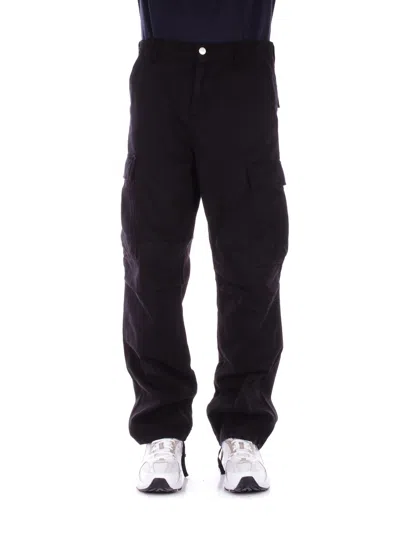 Carhartt Trousers Black In Nero Neri E Grigi