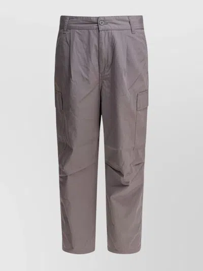 Carhartt Trousers Featuring Various Pockets In Grey