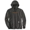 Carhartt Ts6655 Sweatshirt Mens Gray Graphic Print Hooded Long Sleeve Jax93 In Gray