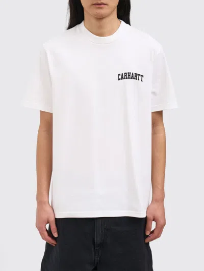 CARHARTT CARHARTT WIP ORGANIC COTTON T-SHIRT WITH LOGO,I11908001