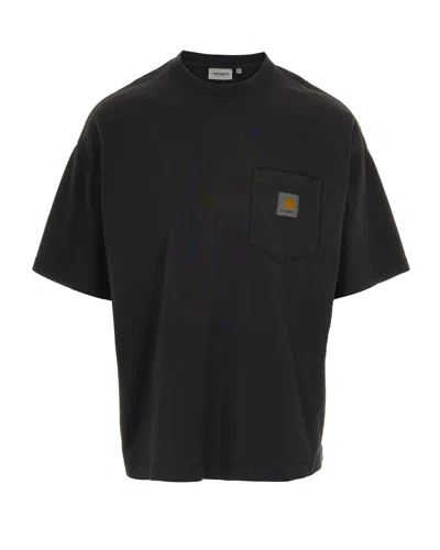 T-shirt S/s Hudson Pocket Black from Di Sabatino