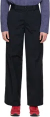 Carhartt Black Craft Trousers In Black (washed)