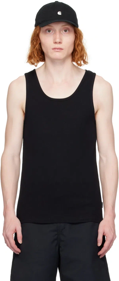 Carhartt Two-pack Black 'a' Tank Tops In 933 Black + Black