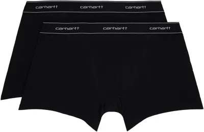 Carhartt Two-pack Black Cotton Trunk Boxer Briefs