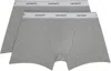 Carhartt Two-pack Gray Cotton Boxers In 14fxx Grey Heather +