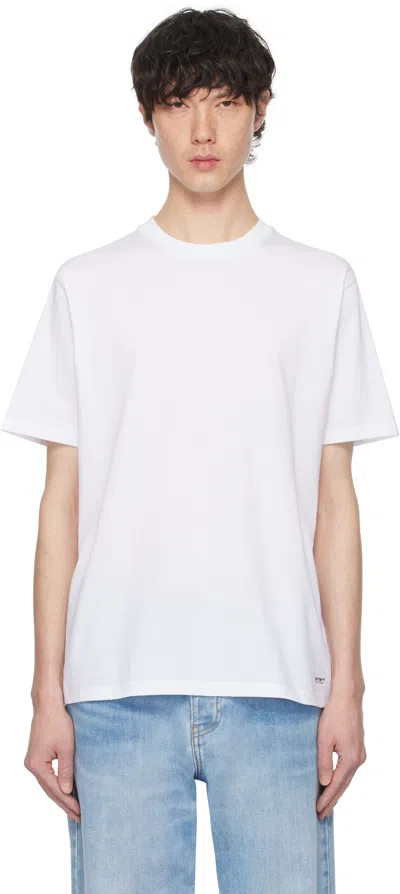 Carhartt Two-pack White Standard Crew Neck T-shirts In 931xx White + White