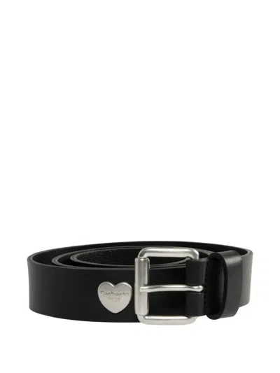 Carhartt Tylor Heart-studded Belt In Black