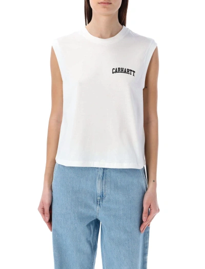 Carhartt W University Tee Sleevelss In White