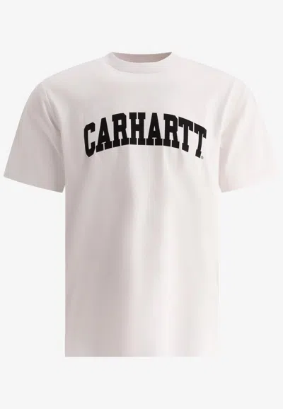 Carhartt University Script Logo T-shirt In White