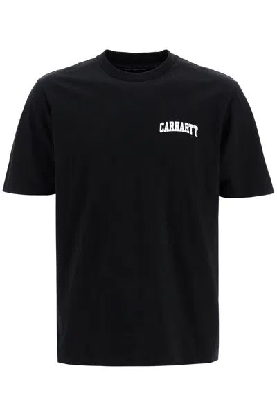 Carhartt University Script T-shirt In Black