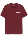 Carhartt Logo-embroidered T-shirt In Red