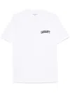 Carhartt White University Script T-shirt In Weiss