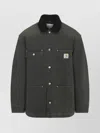 Carhartt Utility Chore Coat Corduroy Collar In Green