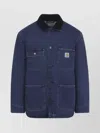Carhartt Utility Chore Coat Featuring Pockets In Blue