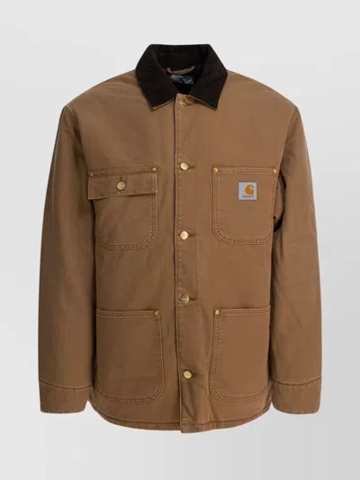 CARHARTT UTILITY COAT FEATURING CORDUROY COLLAR